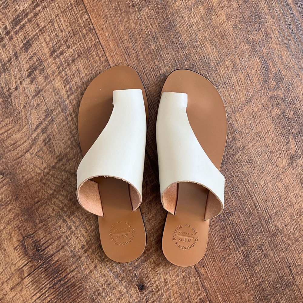 ATP Atelier Rosa Sandals - Ice White